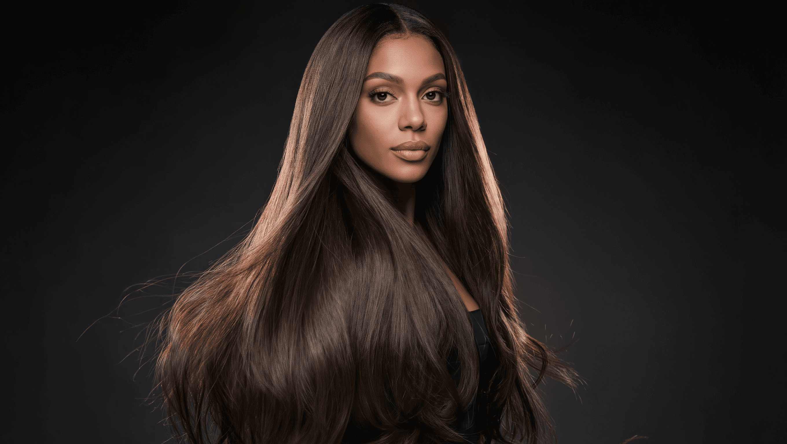 Finished HD lace human hair wig from Wig Man LLC, styled and ready to wear