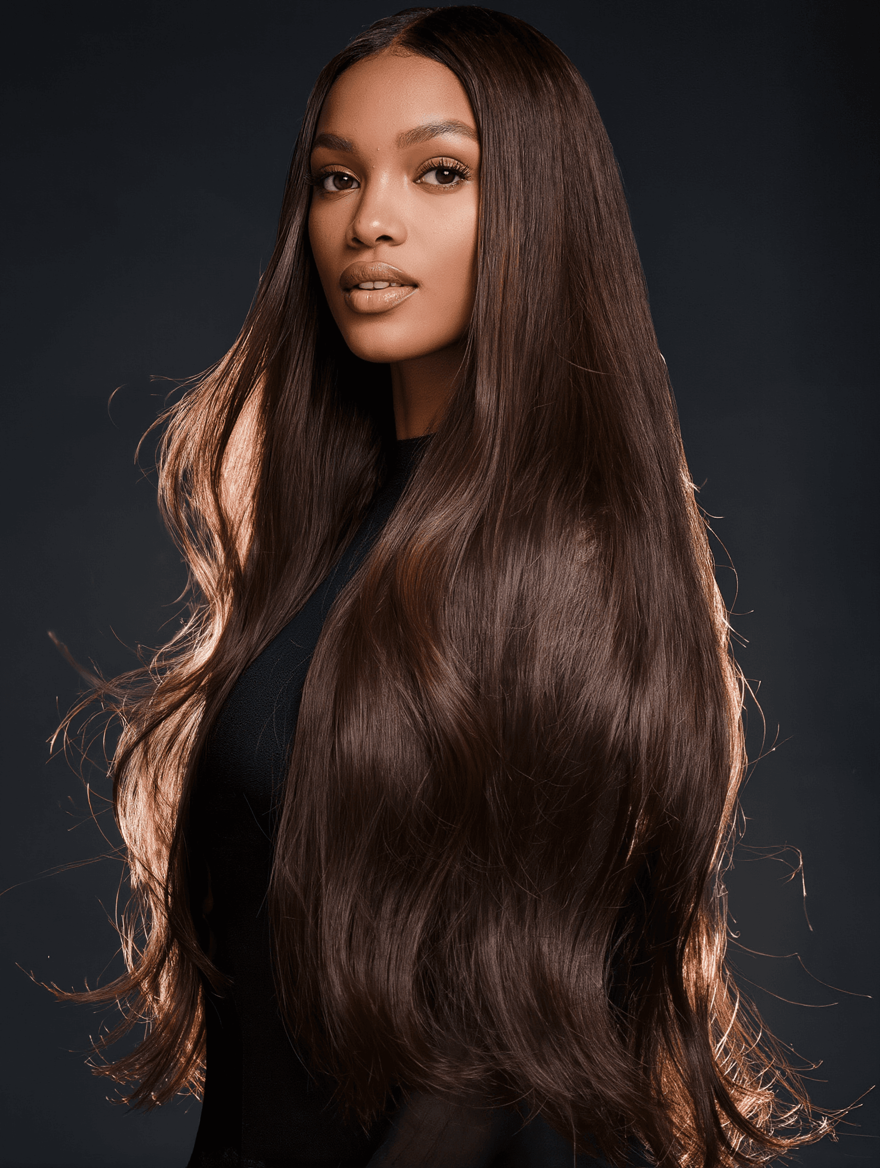 30 inch straight HD lace front human hair wig, 13x6 full frontal, available at Wig Man LLC in Winter Haven FL